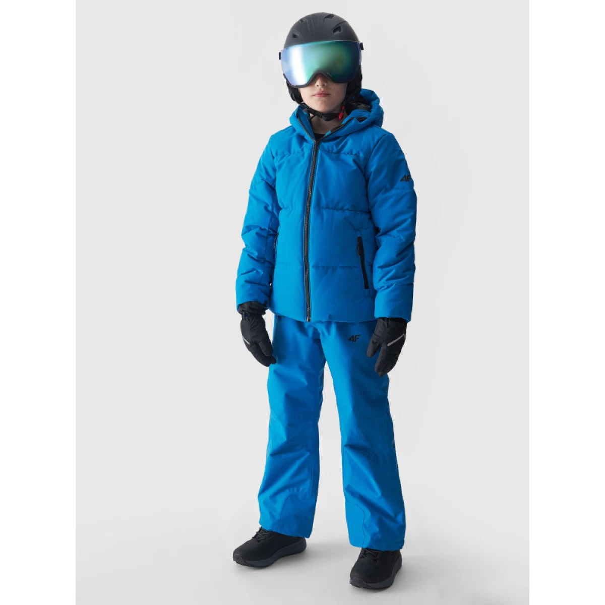 Chlapecká lyžařská bunda 4F JUNIOR TECHNICAL JACKET-JWAW24TTJAM534-33S-BLUE · záber 3