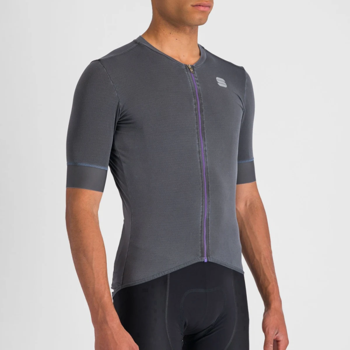 Pánský cyklistický dres s krátkým rukávem SPORTFUL Monocrom jersey, anthracite · záber 5