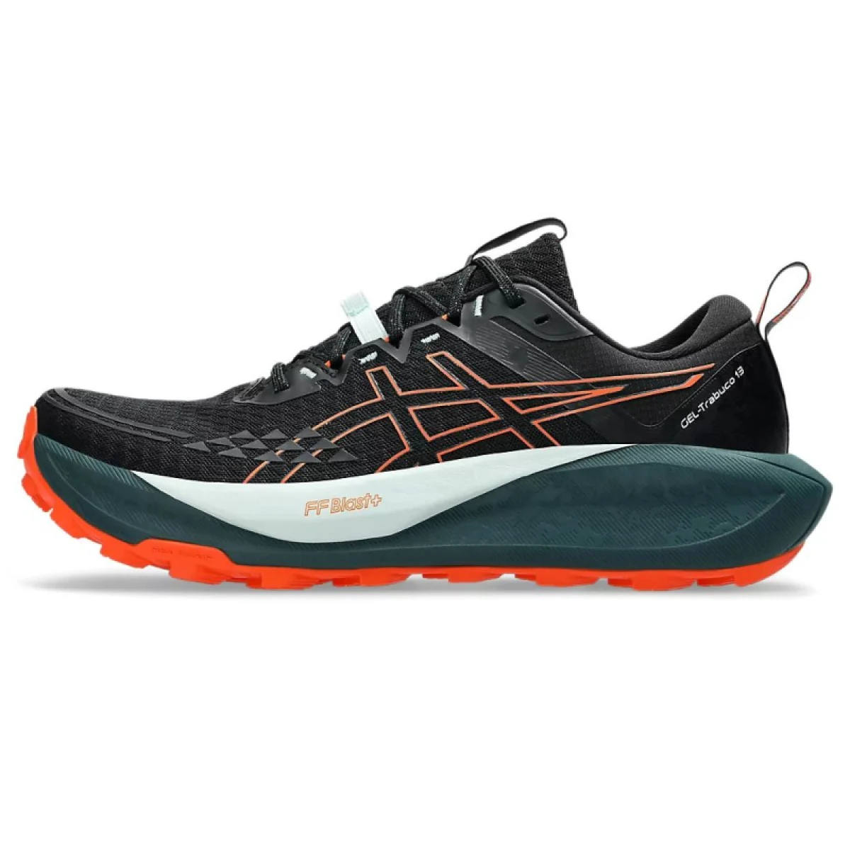 Pánská běžecká trailová obuv ASICS Gel Trabuco 13 M black nova orange · záber 2