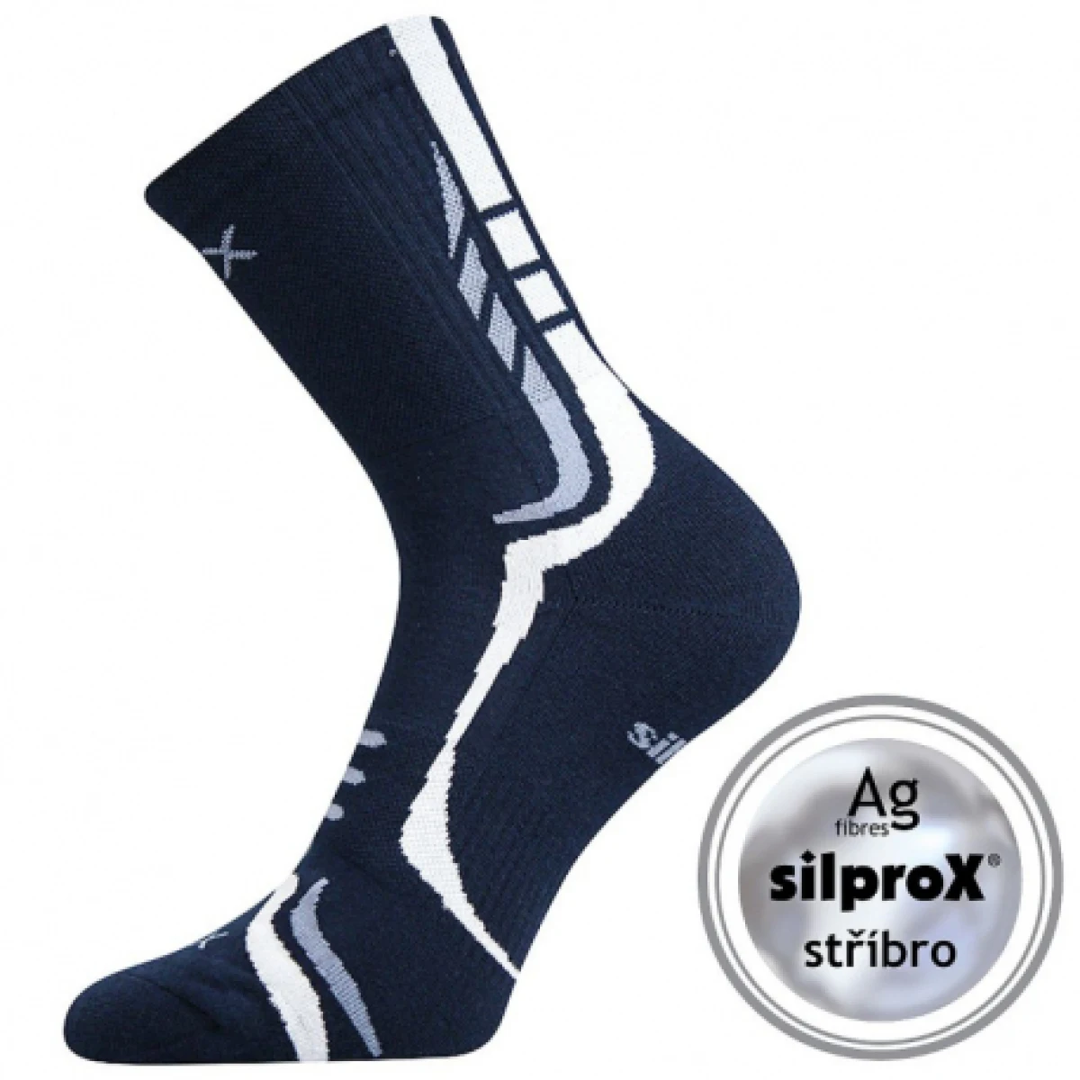 Pánske turistické ponožky VOXX THORX DARK BLUE · záber 1