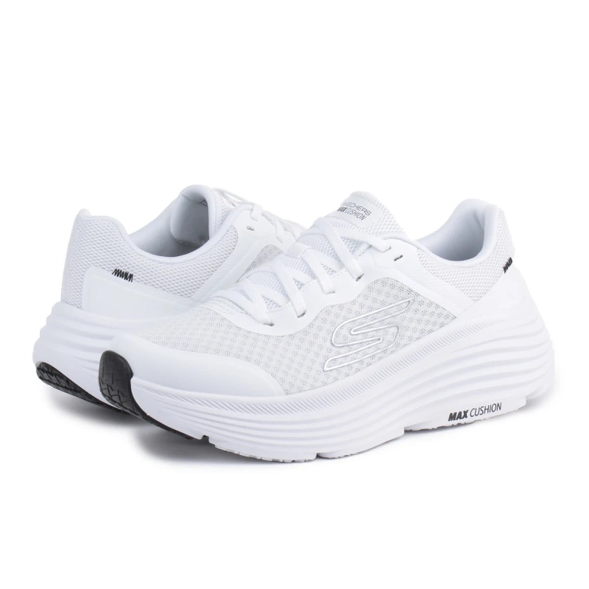 Dámska bežecká obuv SKECHERS Max Cushioning Endeavour W white black · záber 4