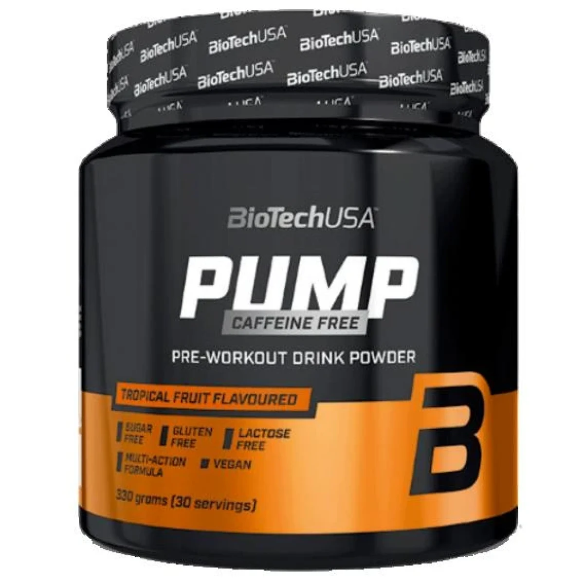 BiotechUSA Pump Caffeine Free 330g - Barva: Vícebarevná | Příchuť: Citrónový čaj · záber 1
