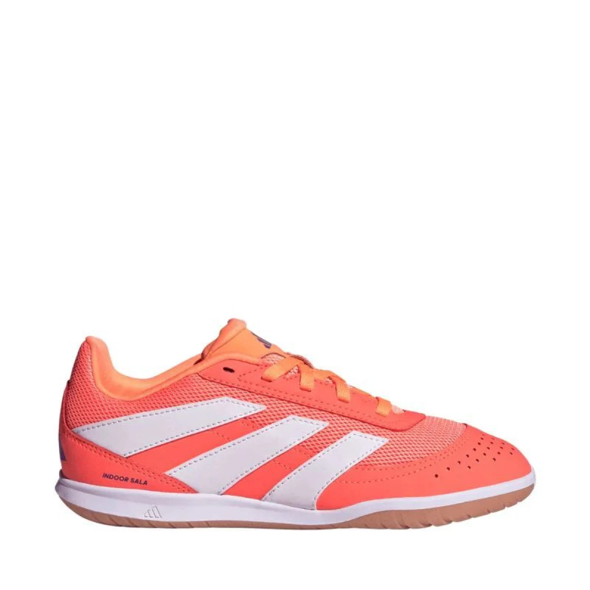 Chlapčenské futbalové kopačky halové ADIDAS Predator Club Jr IC signal coral cloud white beam orange · záber 2