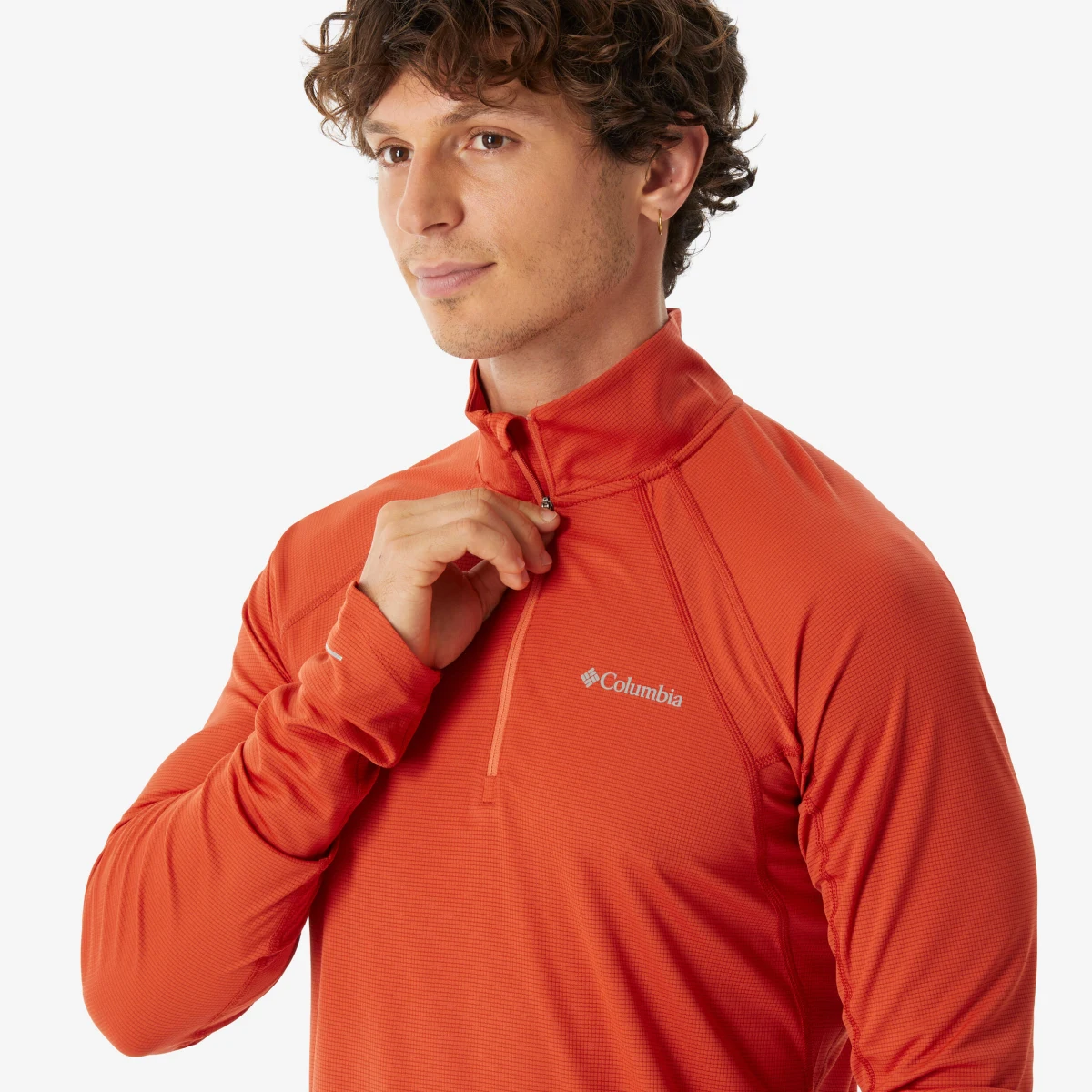 COLUMBIA COLUMBIA Stealth Spring LS pánske turistické tričko červené 2XL · záber 2