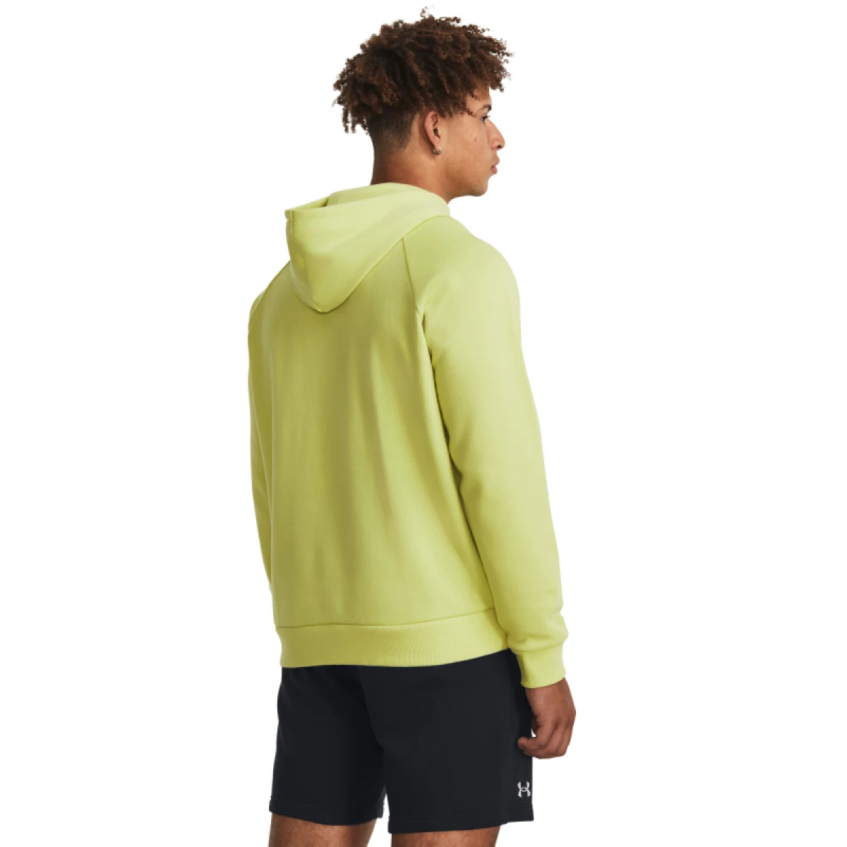 Pánská zateplená mikina s kapucí UNDER ARMOUR UA Rival Fleece Logo HD-YLW · záber 3