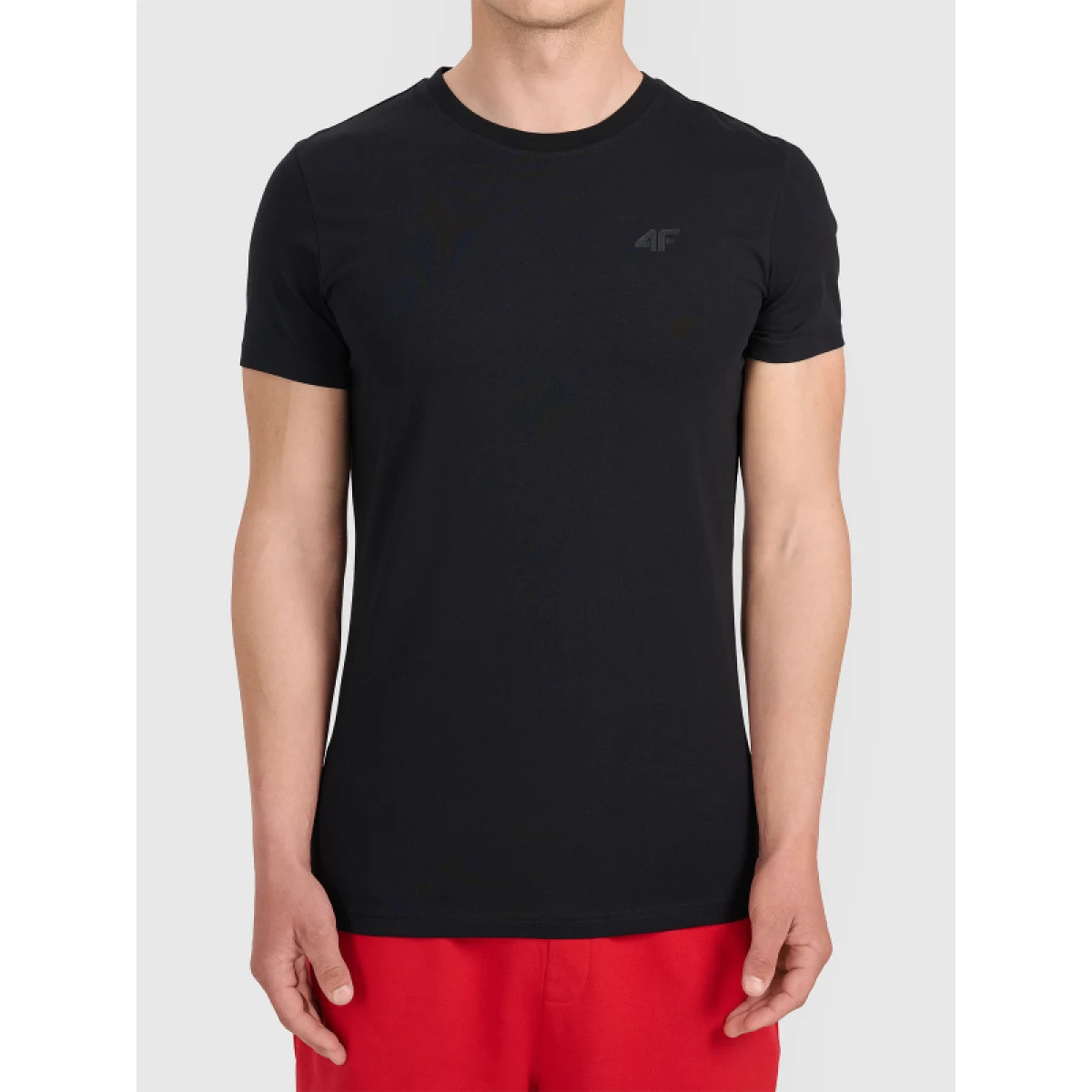 Pánské tričko s krátkým rukávem 4F TSHIRT M3340-20S-DEEP BLACK · záber 3