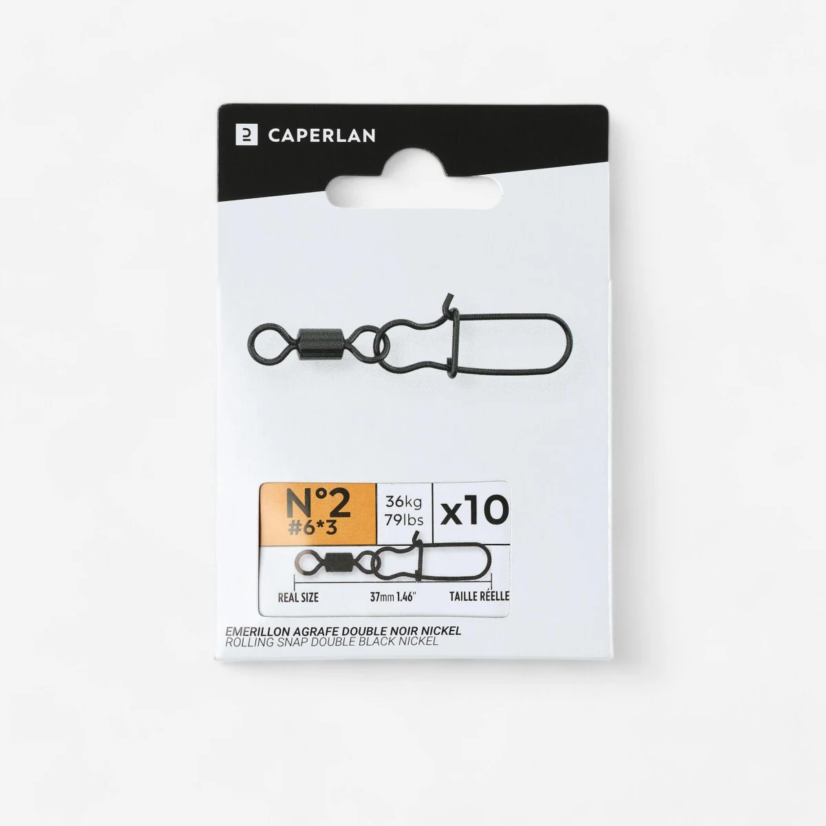 CAPERLAN Karabínka s obrtlíkom double black nickel 3 · záber 1