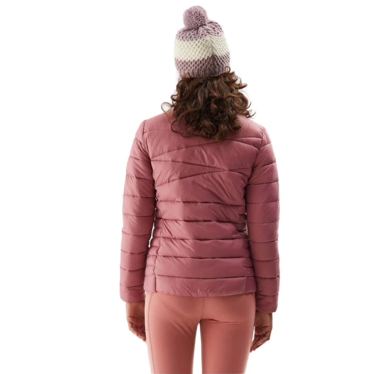 Dívčí bunda 4F JUNIOR DOWN JACKET-JAW23TDJAF219-54S-PINK · záber 5