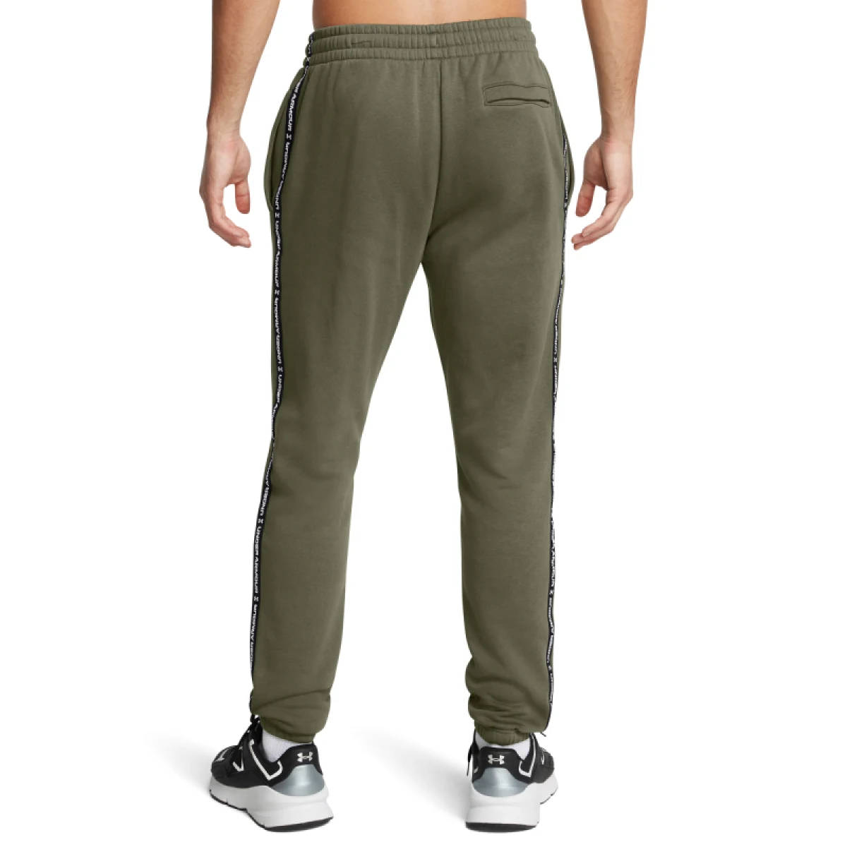 Pánské tepláky UNDER ARMOUR UA Icon Fleece Jgr Taping-GRN · záber 3