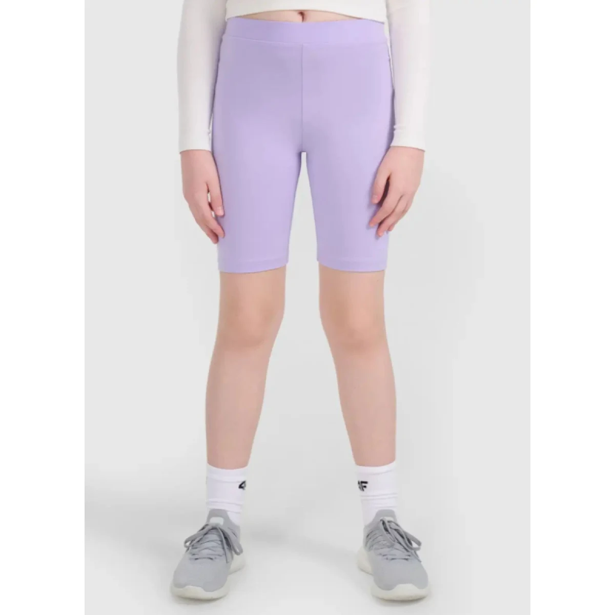 Dievčenské kraťasy 4F JUNIOR SHORT TIGHTS CAS F028-51S-VIOLET · záber 3