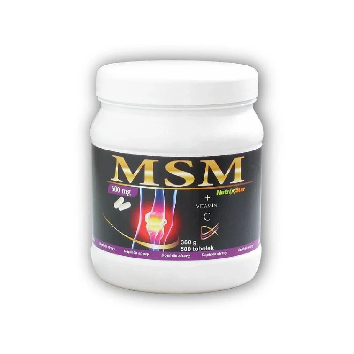 Nutristar MSM 600mg 500 kapslí · záber 1
