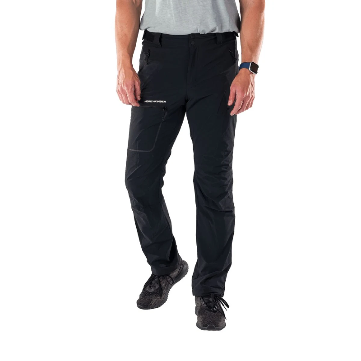 Pánske turistické nohavice NORTHFINDER AMADE-269black · záber 2