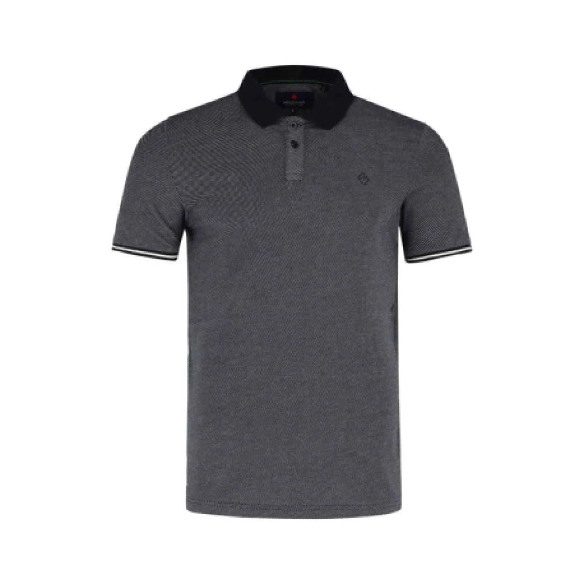 Pánské polo tričko s krátkým rukávem VOLCANO ROSH-600-NAVY · záber 1