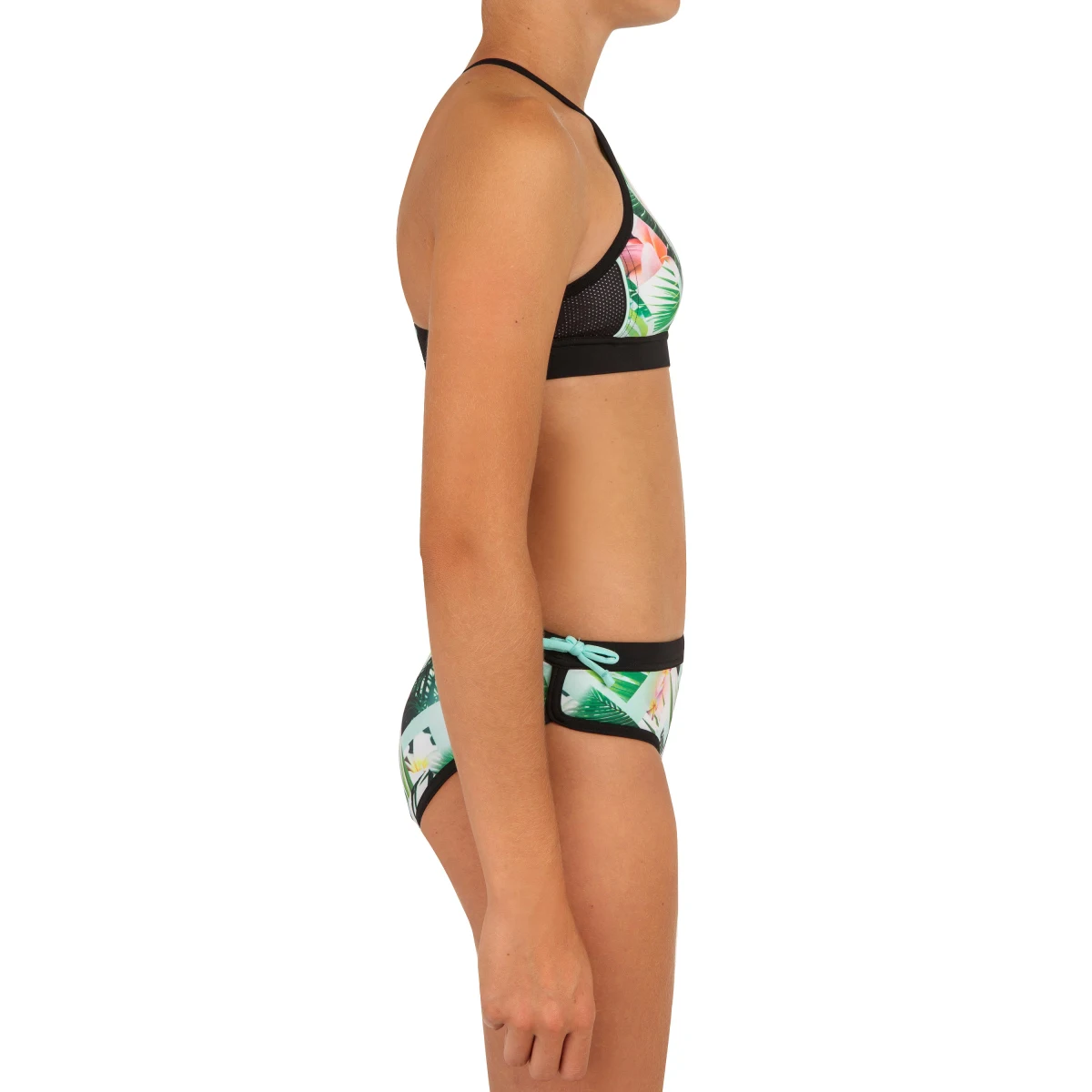 DECATHLON Vrchný diel dievčenských plaviek 900 14-15 r (160-166 cm) · záber 2