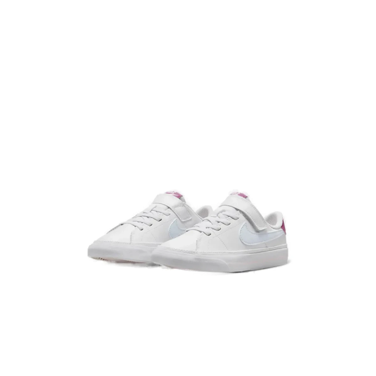 Dívčí vycházková obuv NIKE Court Legacy white cosmic fuchsia pearl pink football grey · záber 3