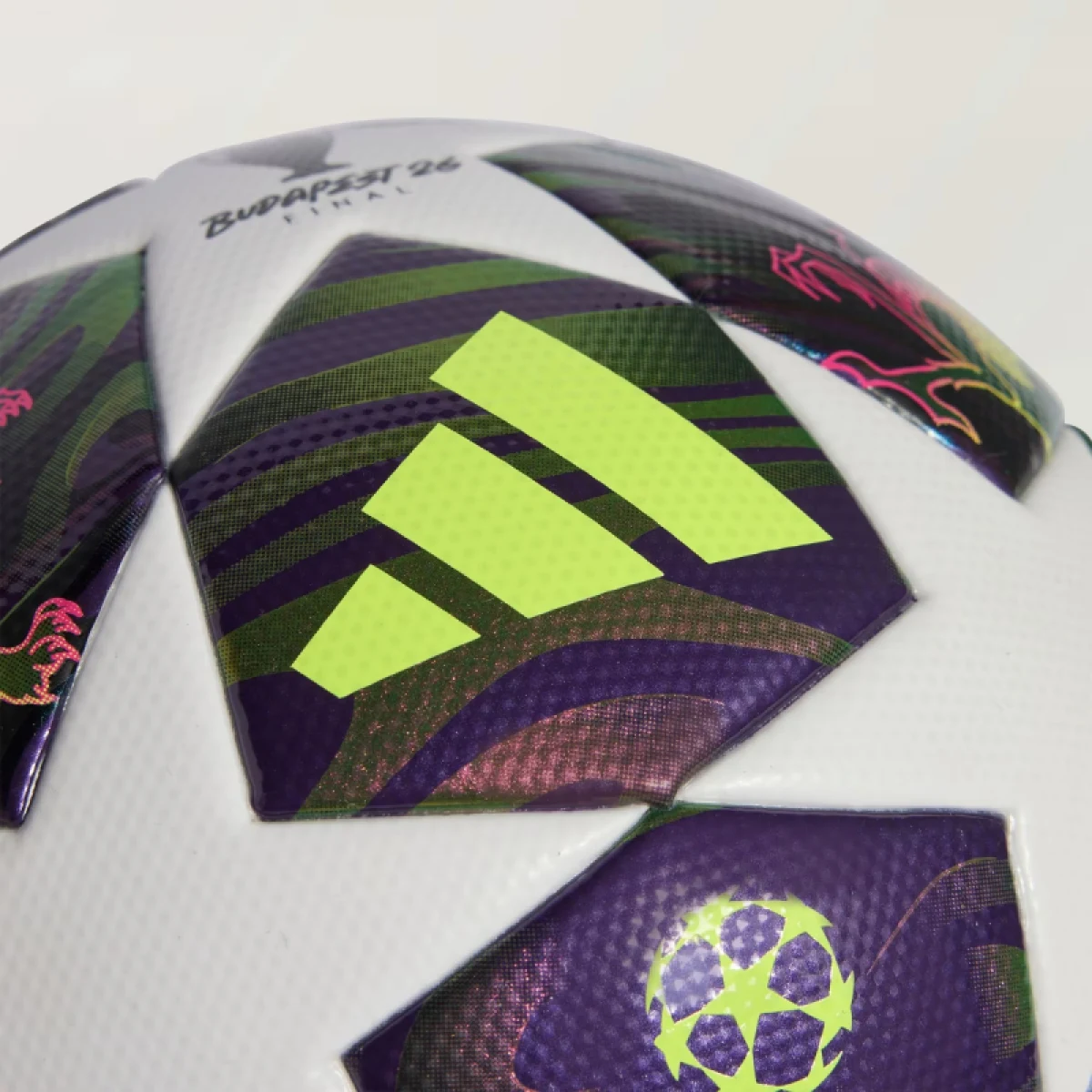 Futbalová lopta ADIDAS UCL LGE BOX F DPURPL WHITE SYELLO · záber 4