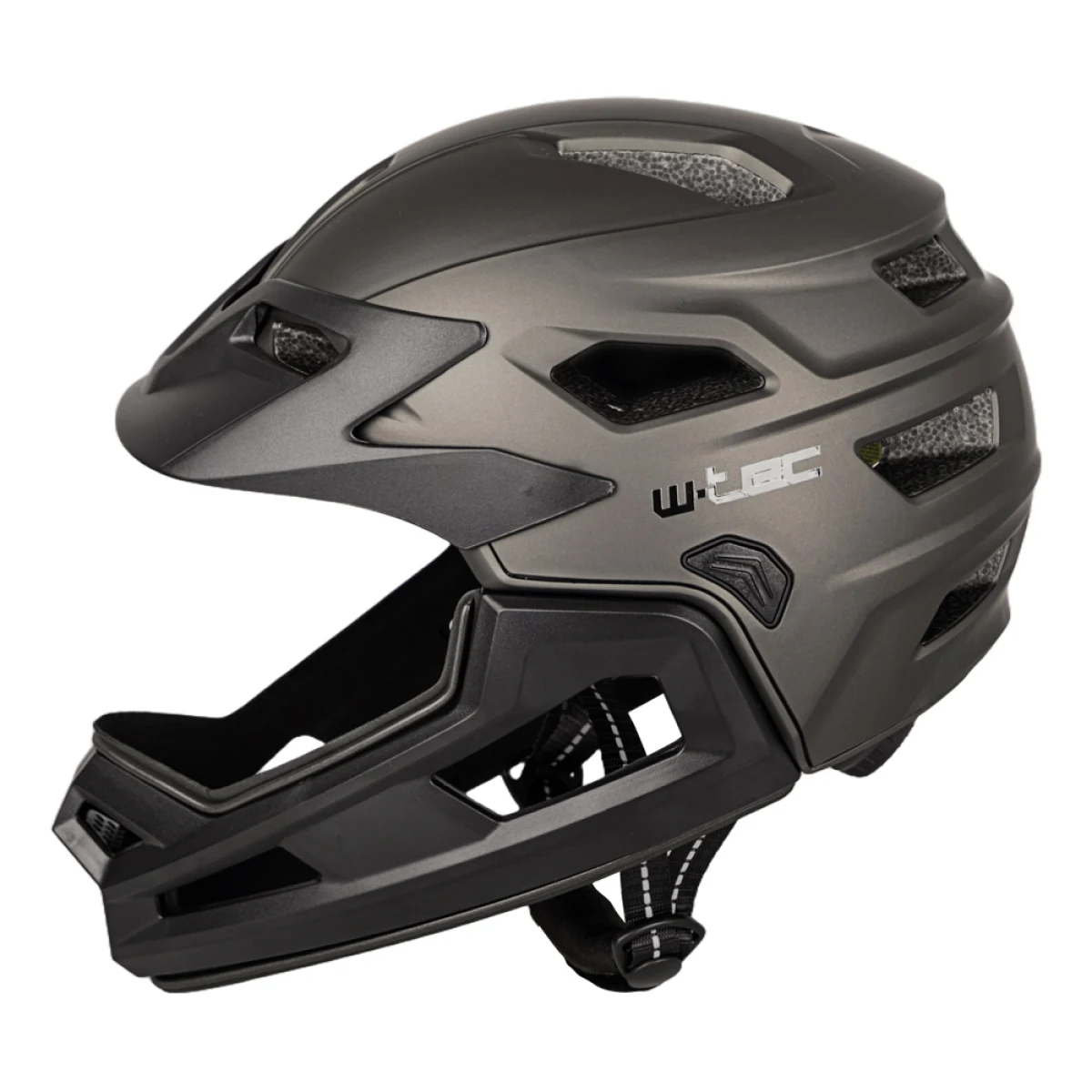 Junior downhill prilba W-TEC Estreito Farba Matt Metal, · záber 4