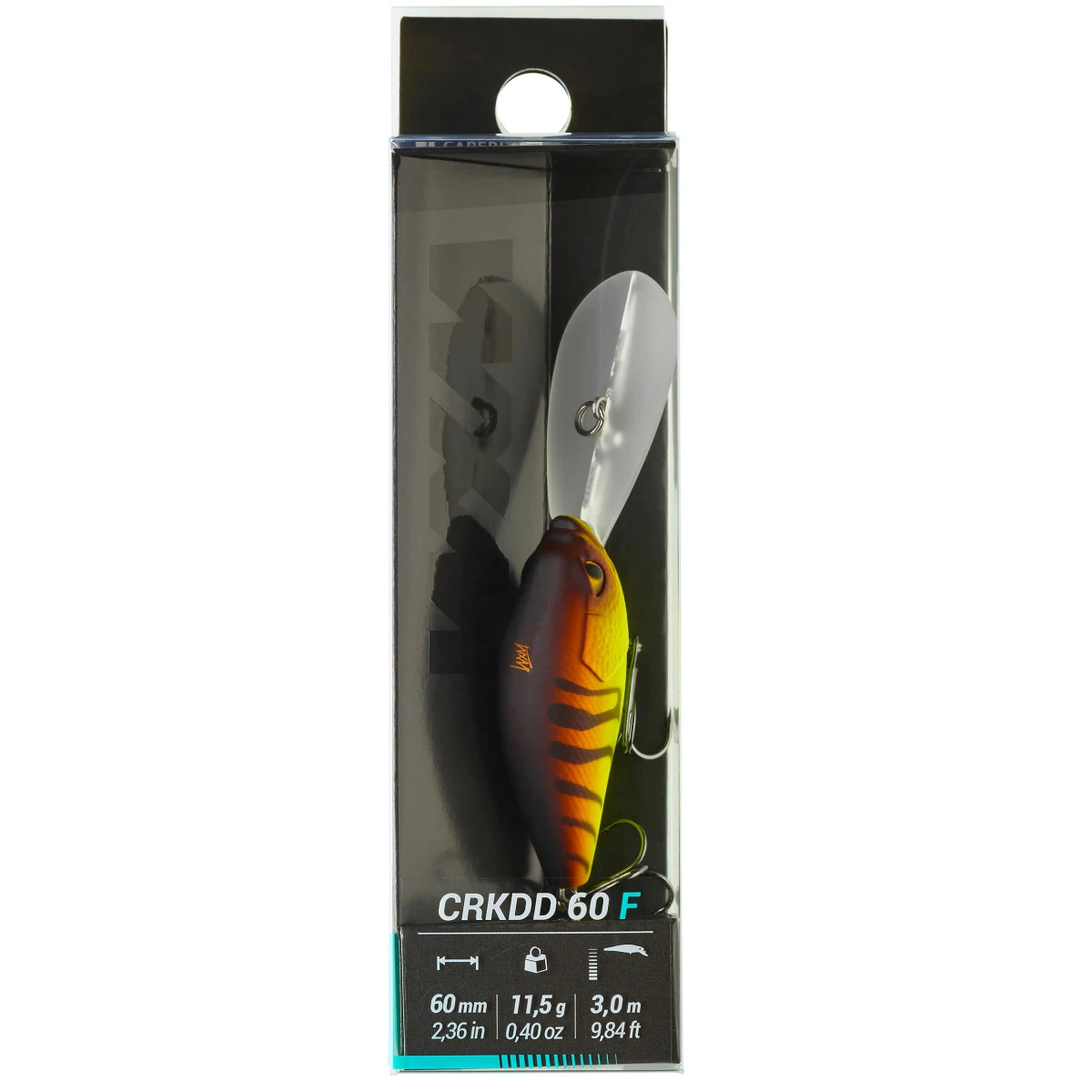 CAPERLAN Wobler Deep Crankbait WXM CRKDD 60 F Orange tiger bez · záber 2