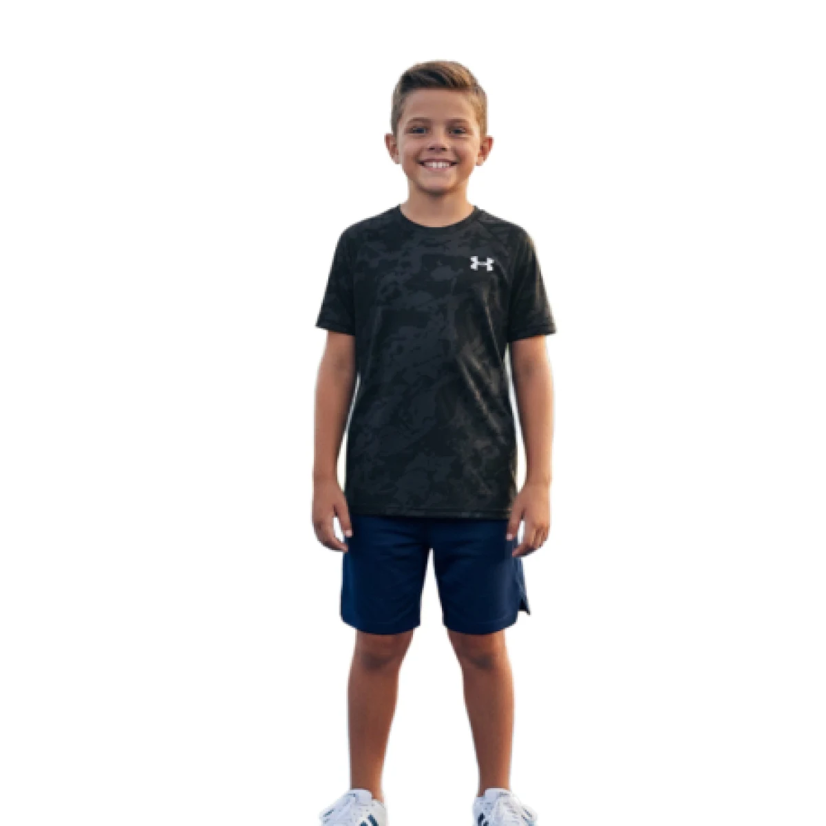 Chlapčenské tréningové tričko s krátkym rukávom UNDER ARMOUR UA Tech 2.0 SS · záber 1