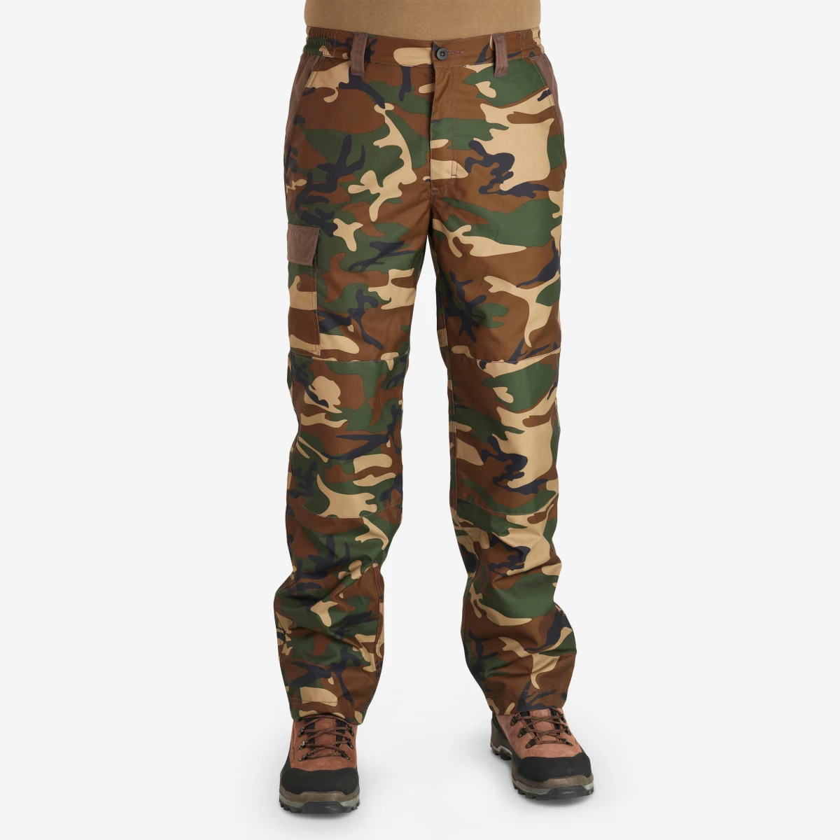 SOLOGNAC Nepremokavé poľovnícke nohavice Camo 100 hrejivé XL · záber 1