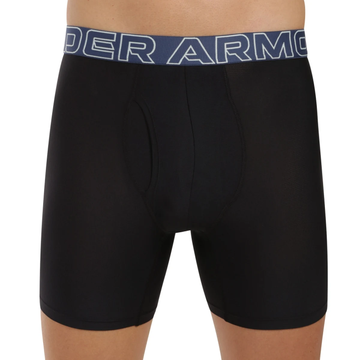 Pánske boxerky UNDER ARMOUR 3 PACK-UA PERFORMANCE TECH MESH - SOLID 6 inch-BLK · záber 2