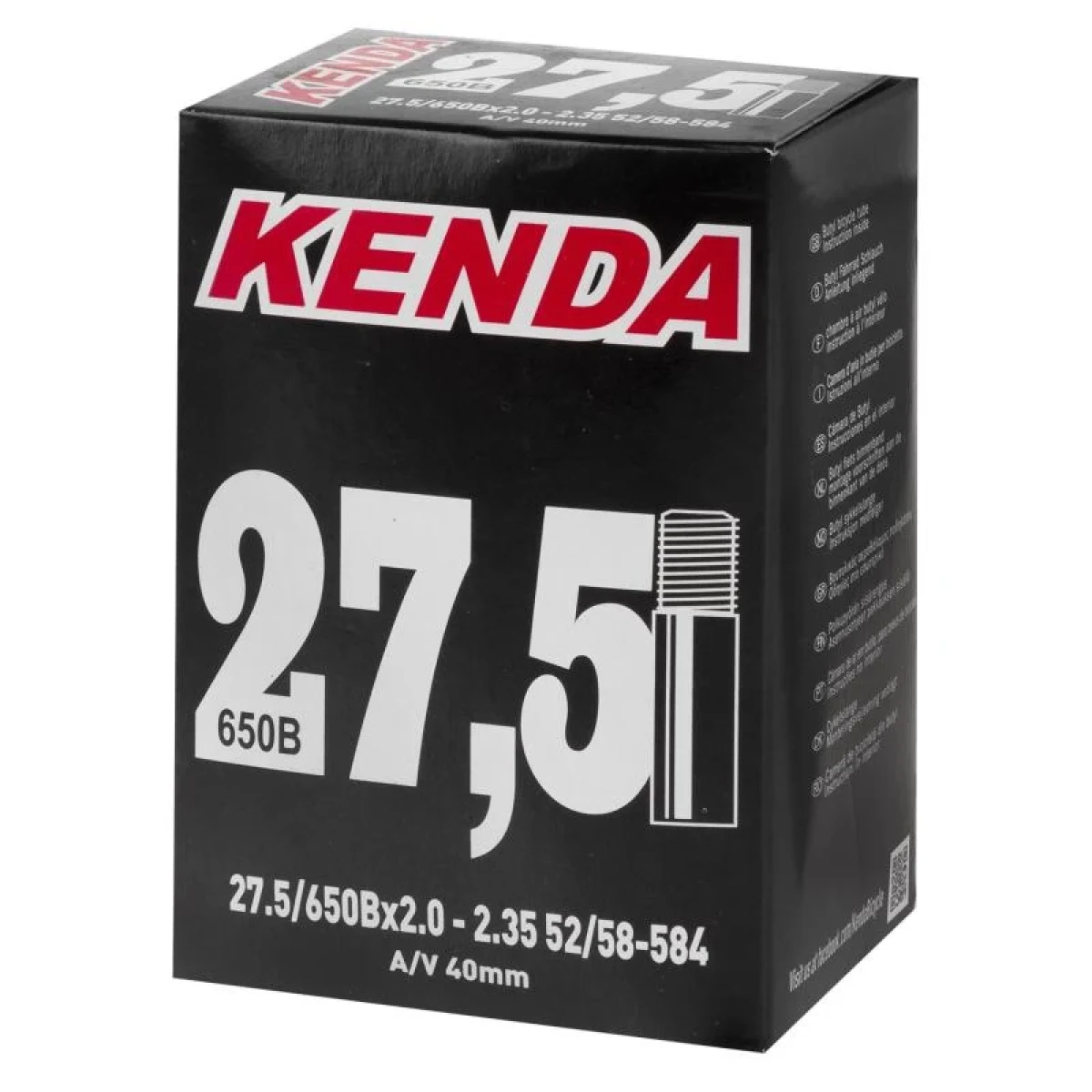 Kenda 27.5x1.75-2.125 (45/54-584) AV-40mm duše · záber 1
