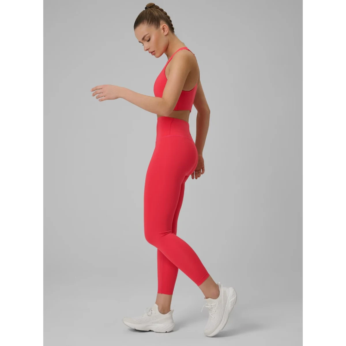 Dámske legíny 4F TIGHTS FNK F418-63S-CORAL · záber 5