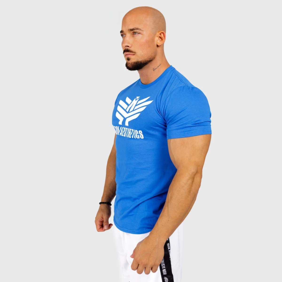 Ultrasoft tričko Iron Aesthetics, modré · záber 2