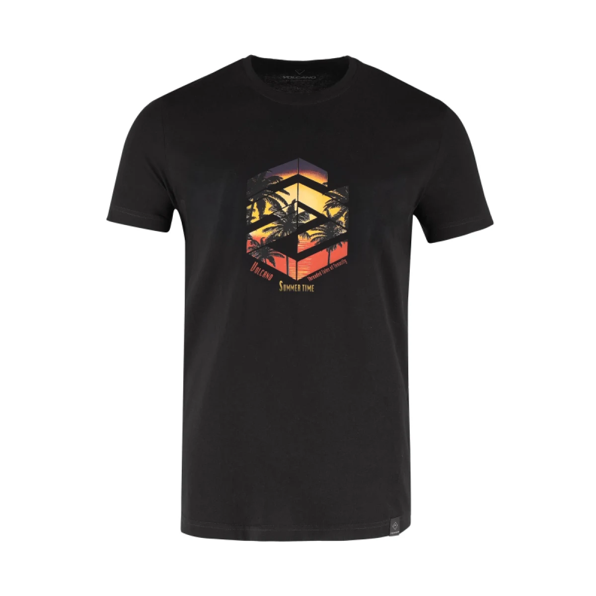 Pánské tričko s krátkým rukávem VOLCANO SUNSET-700-BLACK · záber 4