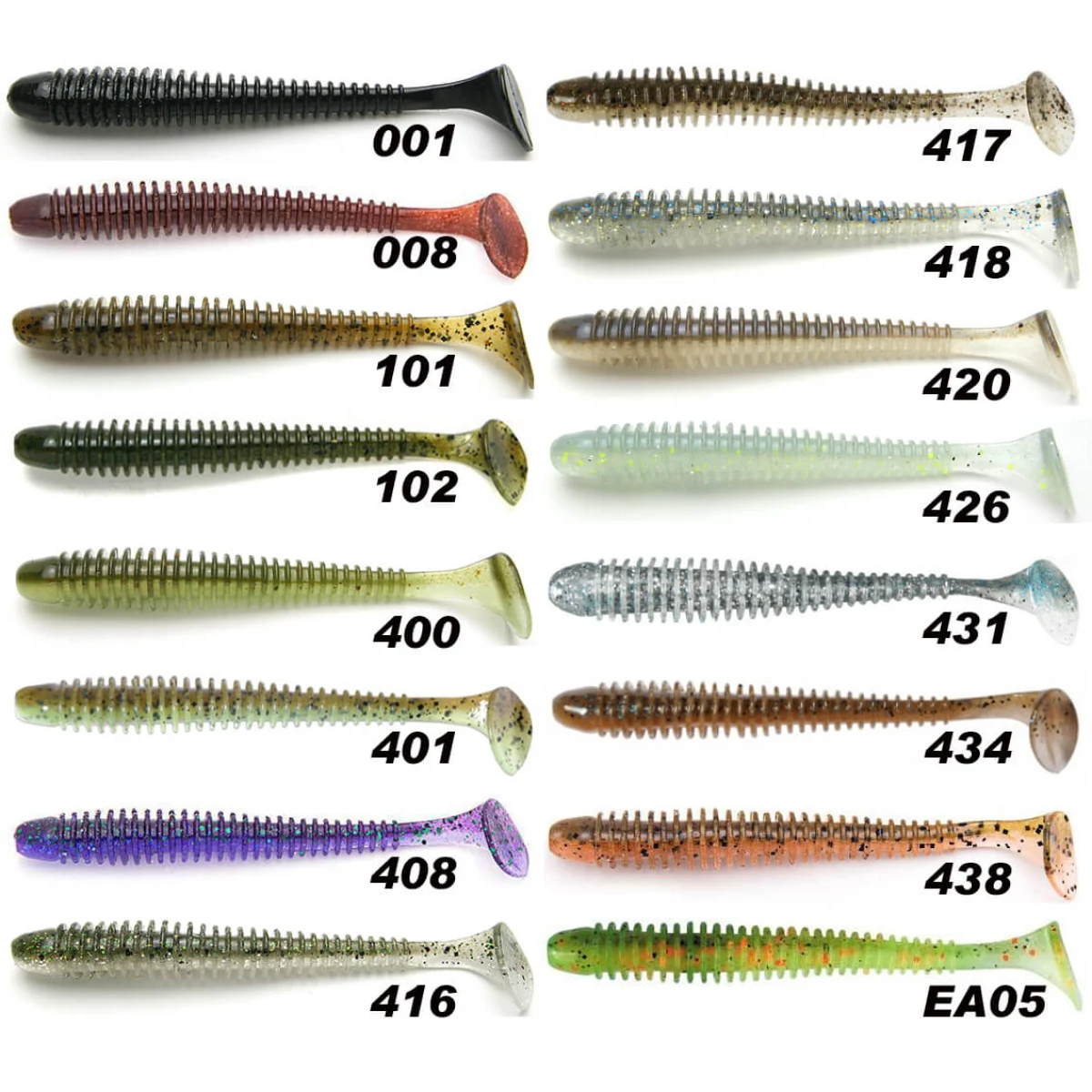 KEITECH Swing Impact 4 inch/ 10,16cm, bal. 8ks 408 - Electric Junebug · záber 1