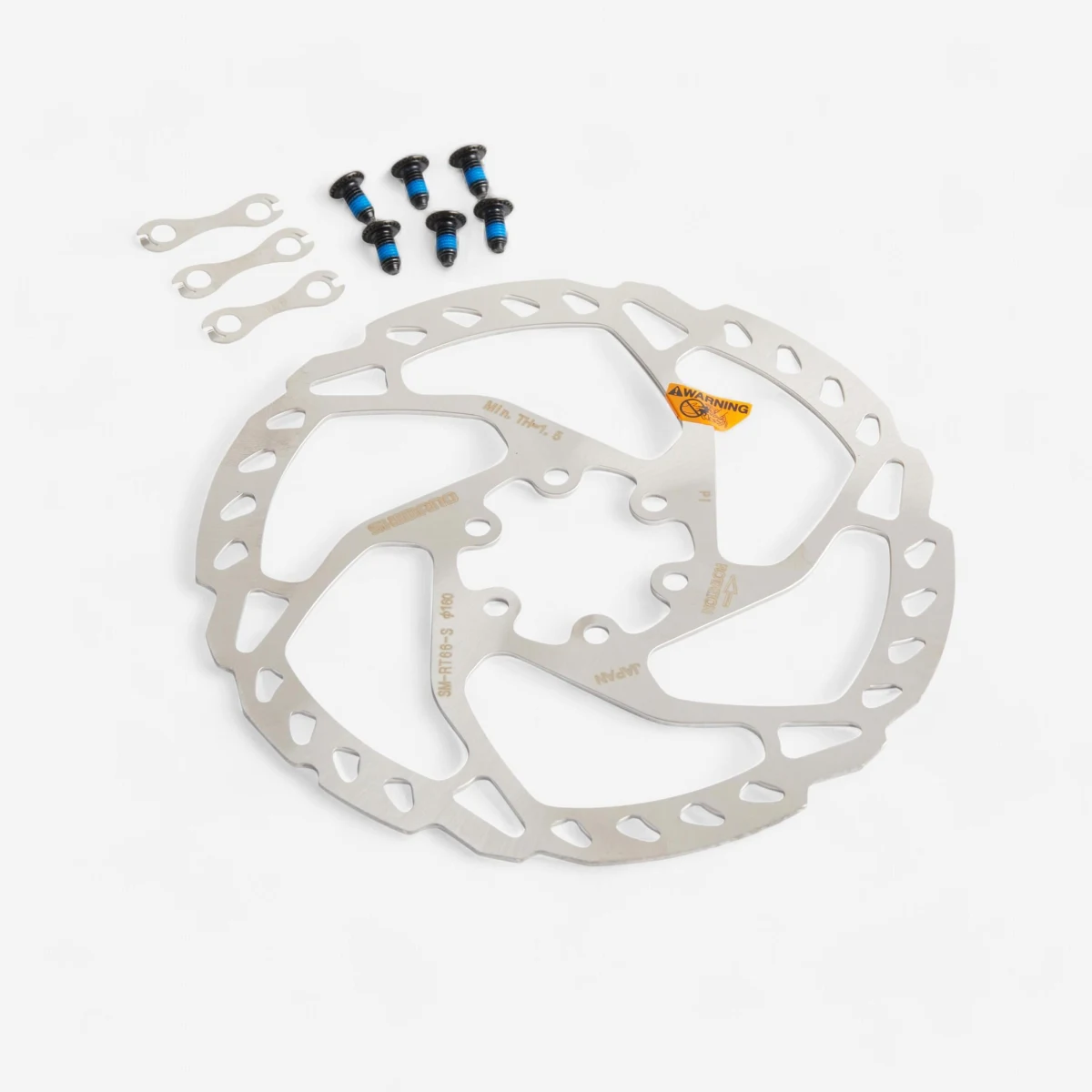 SHIMANO Brzdový kotúč Shimano RT66 160 mm/180 mm/203 mm so 6 otvormi na pripevnenie 203 mm · záber 1