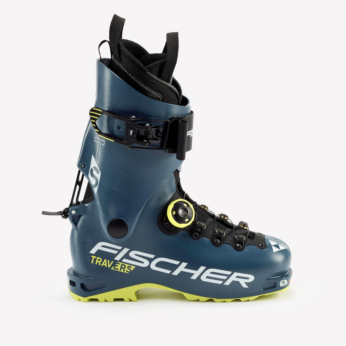 FISCHER Pánske lyžiarky s kožušinou Travers TS na skialpinizmus modré 28,5 cm · záber 1