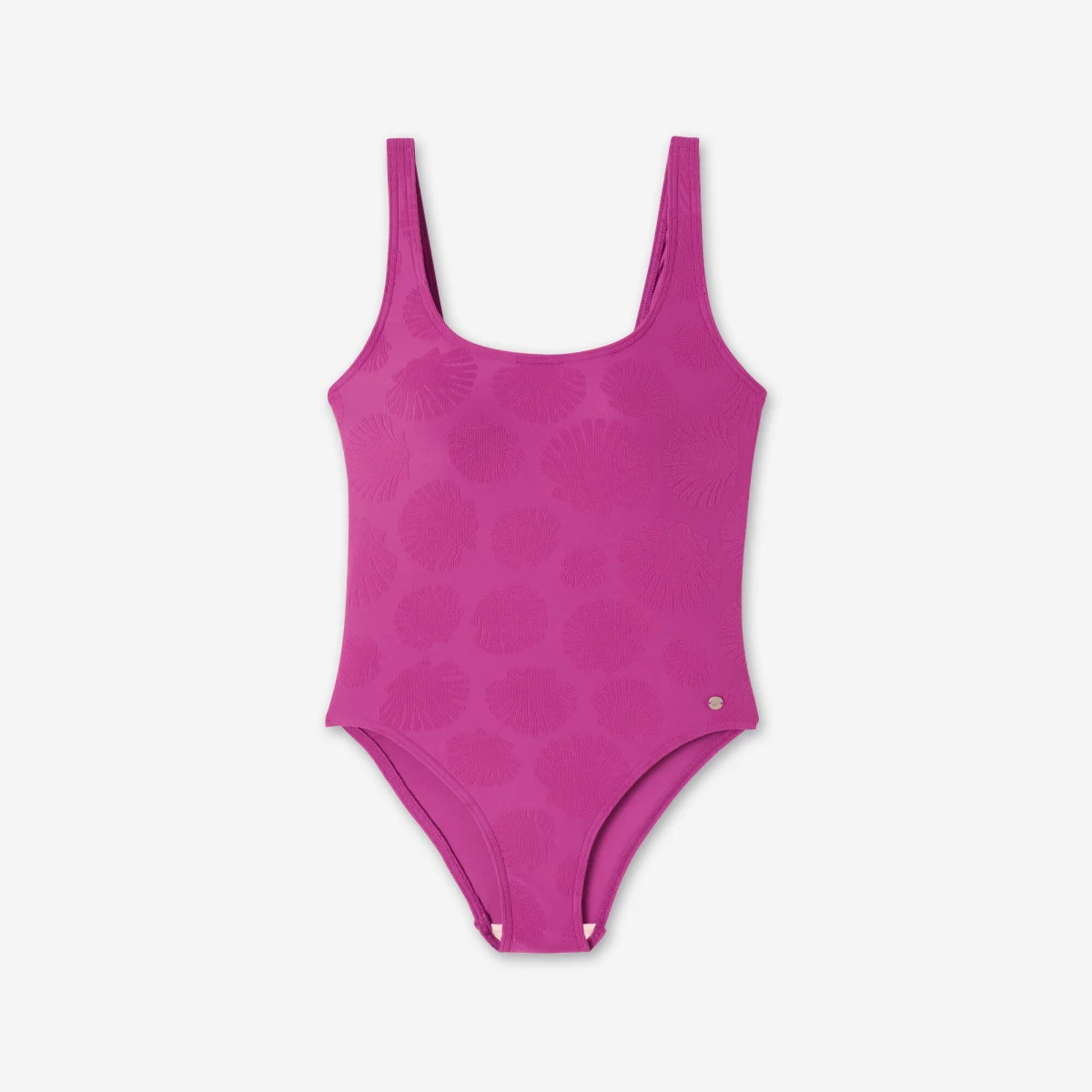 DECATHLON Dámske jednodielne plavky na surf Aurely fialové S · záber 2