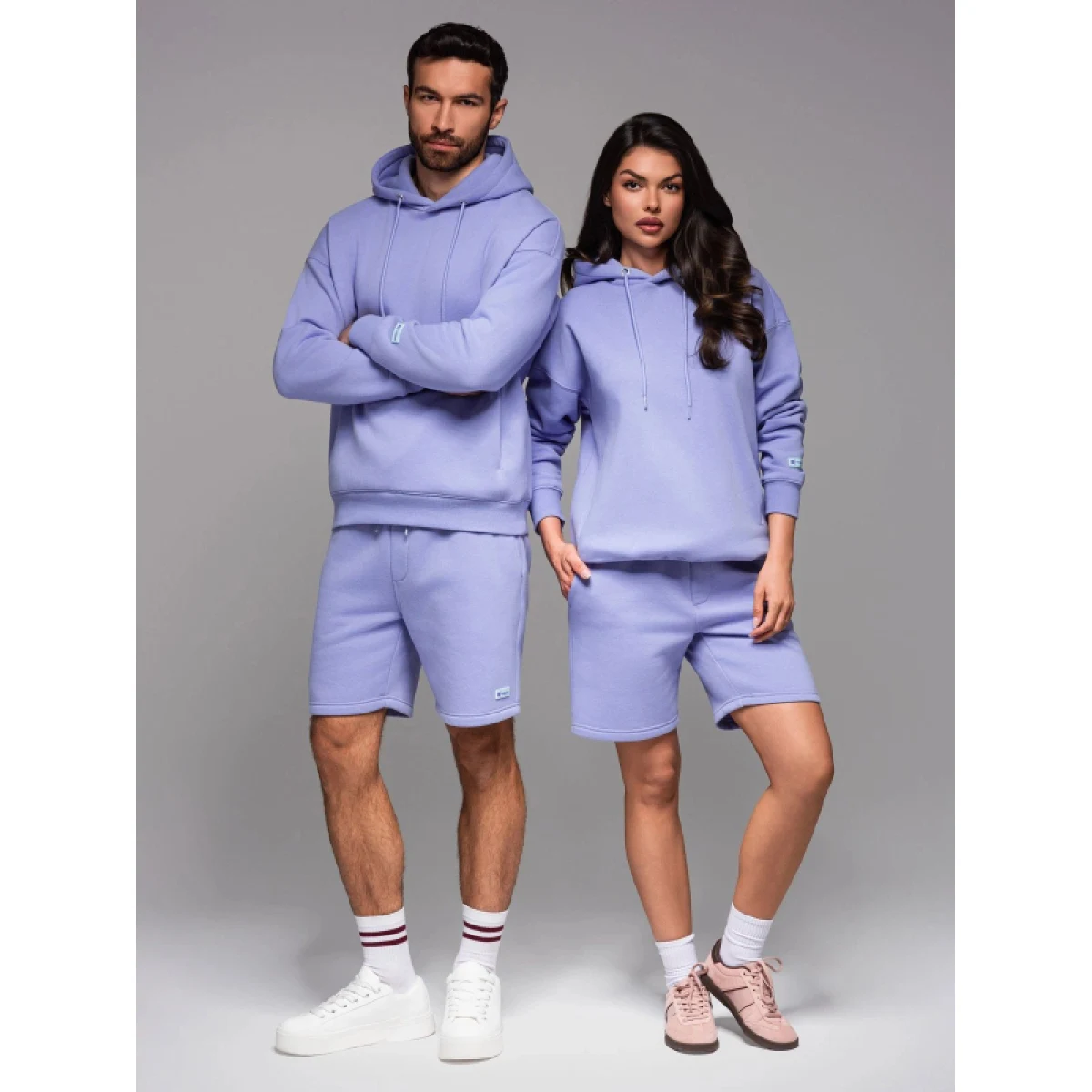 Tepláková súprava OMBRE Set Z110 V-9 lavender U1 · záber 2