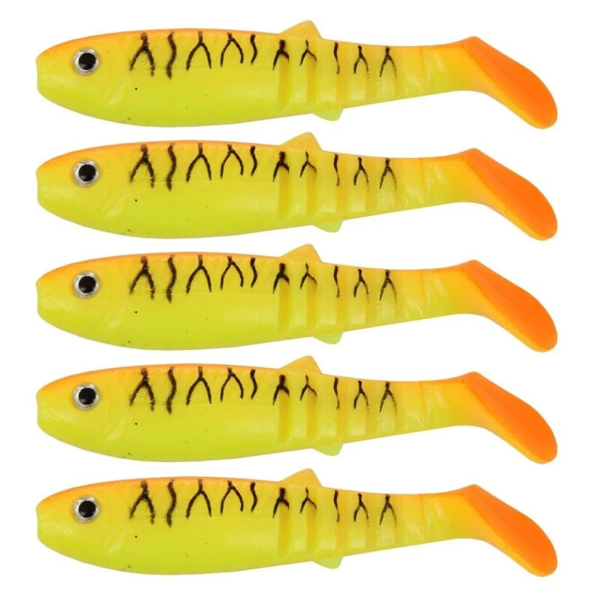 Merco Rubber Bait 13 gumové nástrahy 5 ks · záber 1