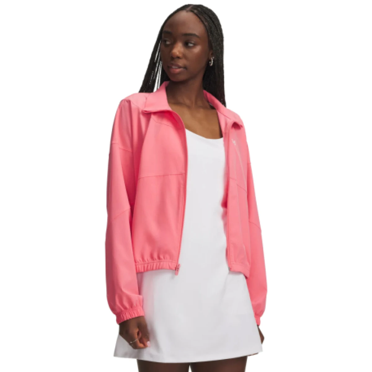 Dámska tréningová bunda UNDER ARMOUR UA Rival Woven Jacket-MRN · záber 1