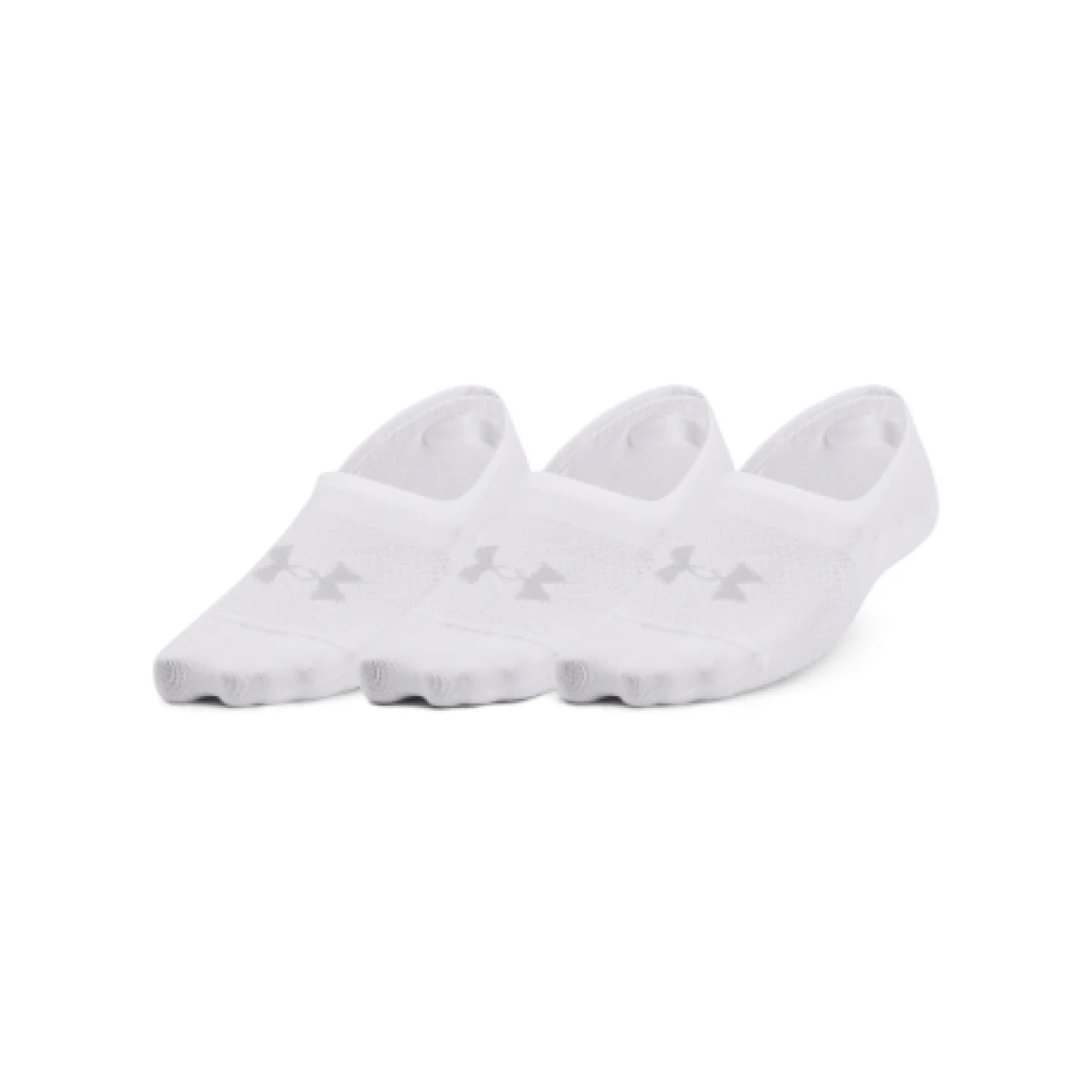 Neviditelné ponožky UNDER ARMOUR 3 PACK-UA Breathe Lite Ultra Low-WHT · záber 1