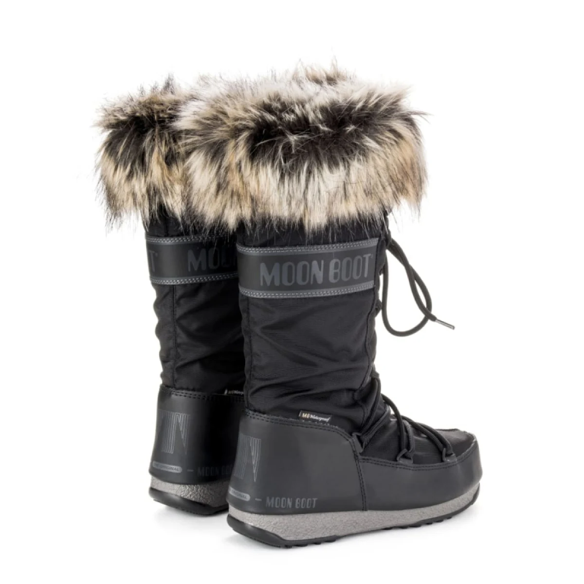Dámske vysoké zimné topánky MOON BOOT MONACO HIGH, 001 black · záber 4