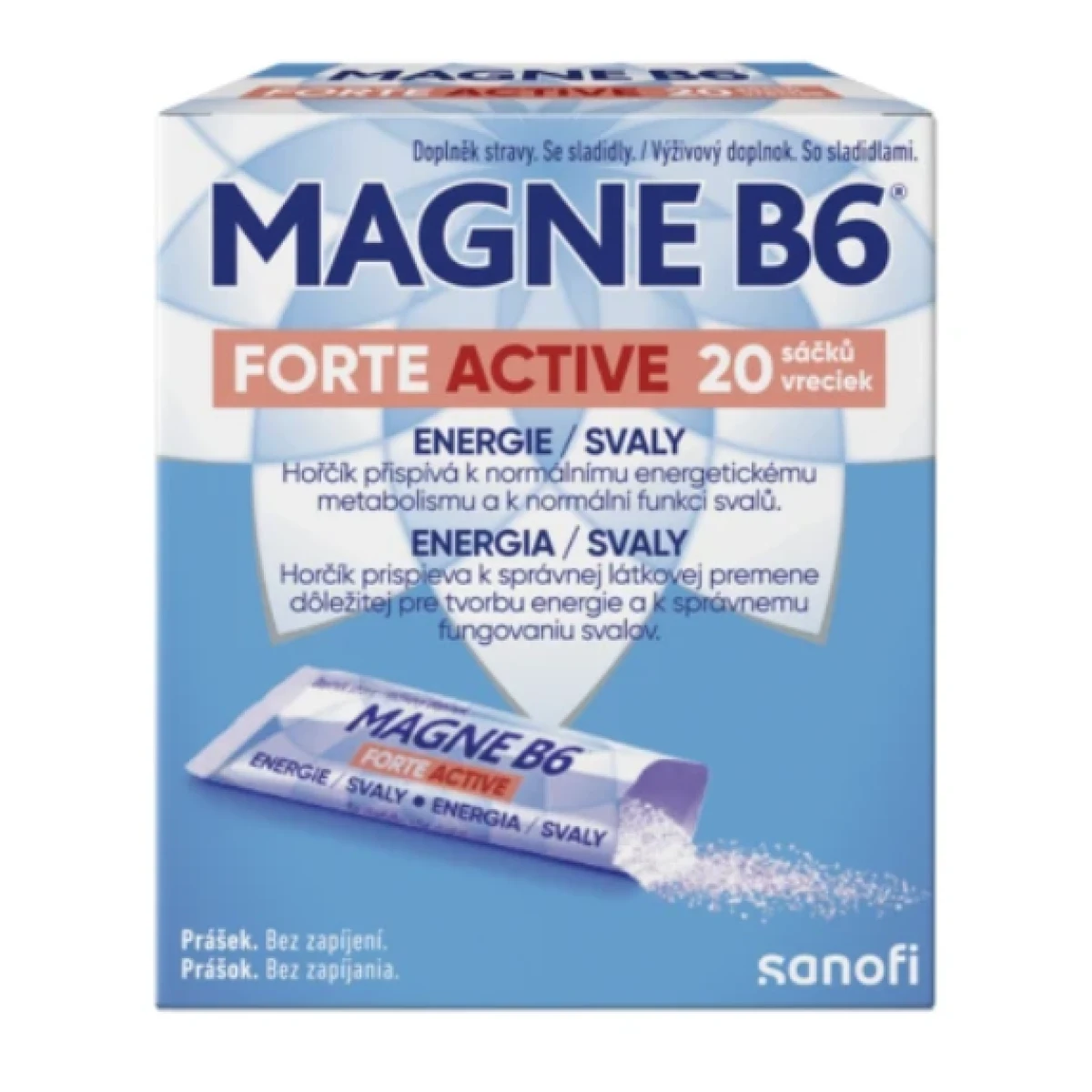 MAGNE B6 FORTE ACTIVE 150 mg 20 vreciek · záber 1