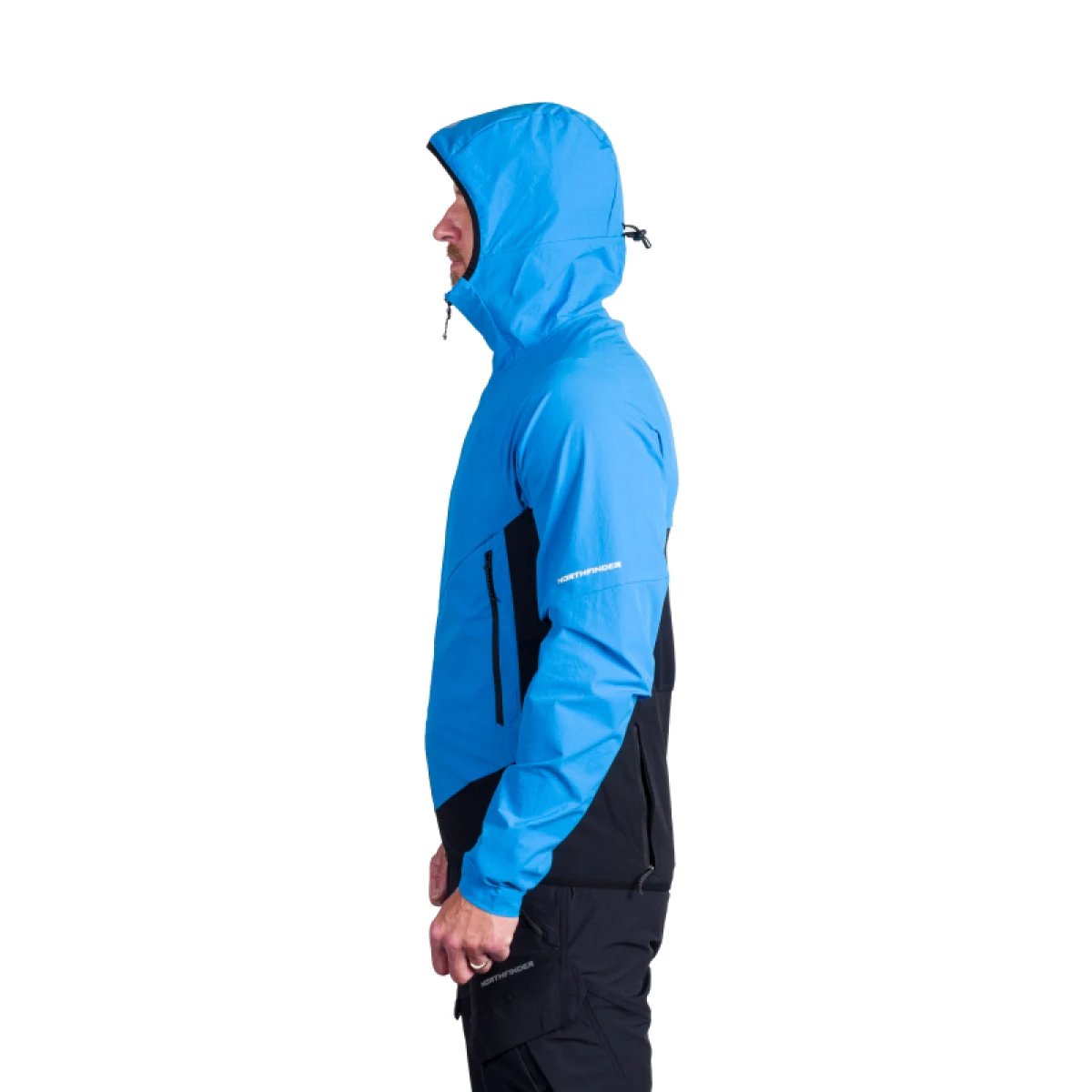 Pánská turistická bunda NORTHFINDER GALILEO-282blueblack · záber 2