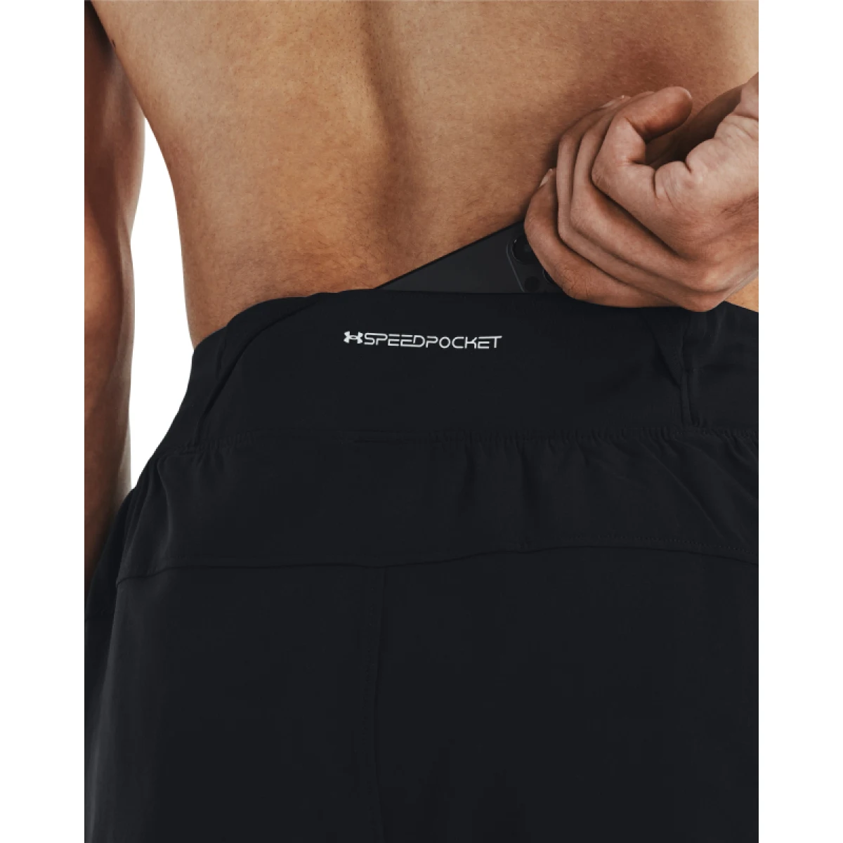 Pánské běžecké kraťasy UNDER ARMOUR LAUNCH ELITE 7 inch SHORT-BLK · záber 4