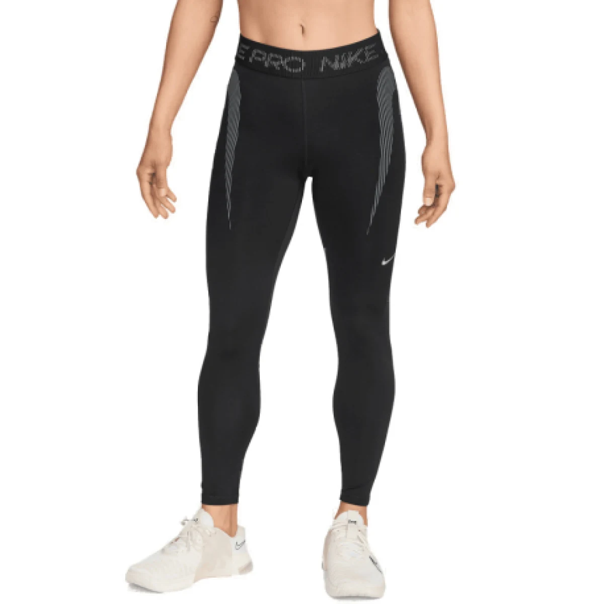 Dámské legíny NIKE PRO W NP DF MR 7 8 TIGHT TT GRX-010-Black · záber 1