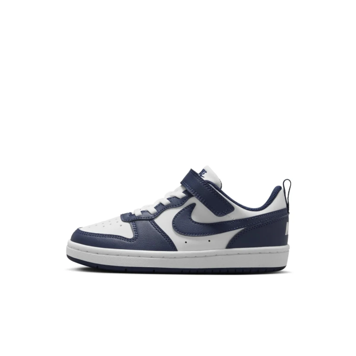 Chlapčenská rekreačná obuv NIKE Court Borough Low Next Nature K white midnight navy white · záber 3