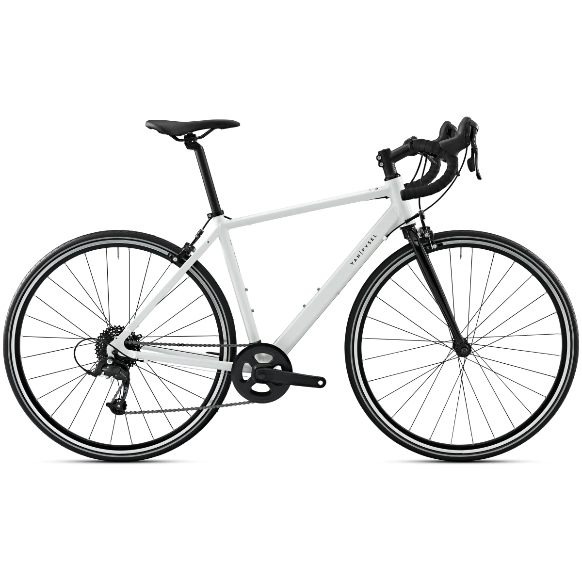 TRIBAN Cestný bicykel EDR Easy biely XL · záber 1