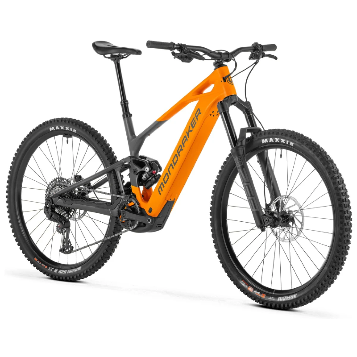 Horské elektrokolo MONDRAKER Crafty Carbon S, atomic orange · záber 2