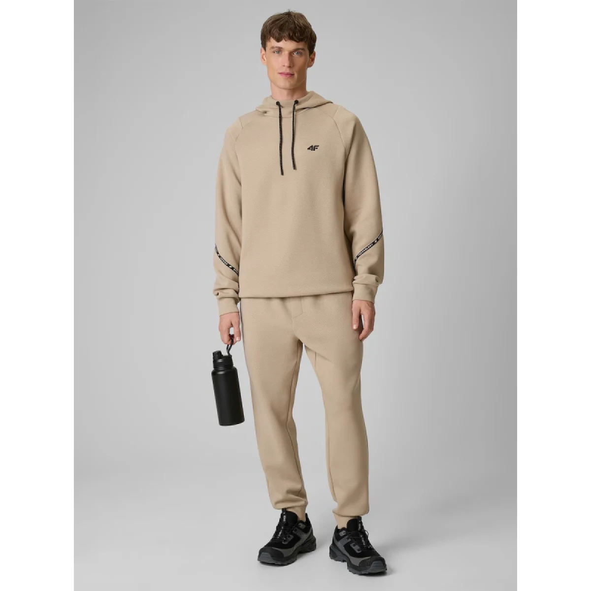 Pánska mikina s kapucňou 4F SWEATSHIRT M2238-83S-BEIGE · záber 5