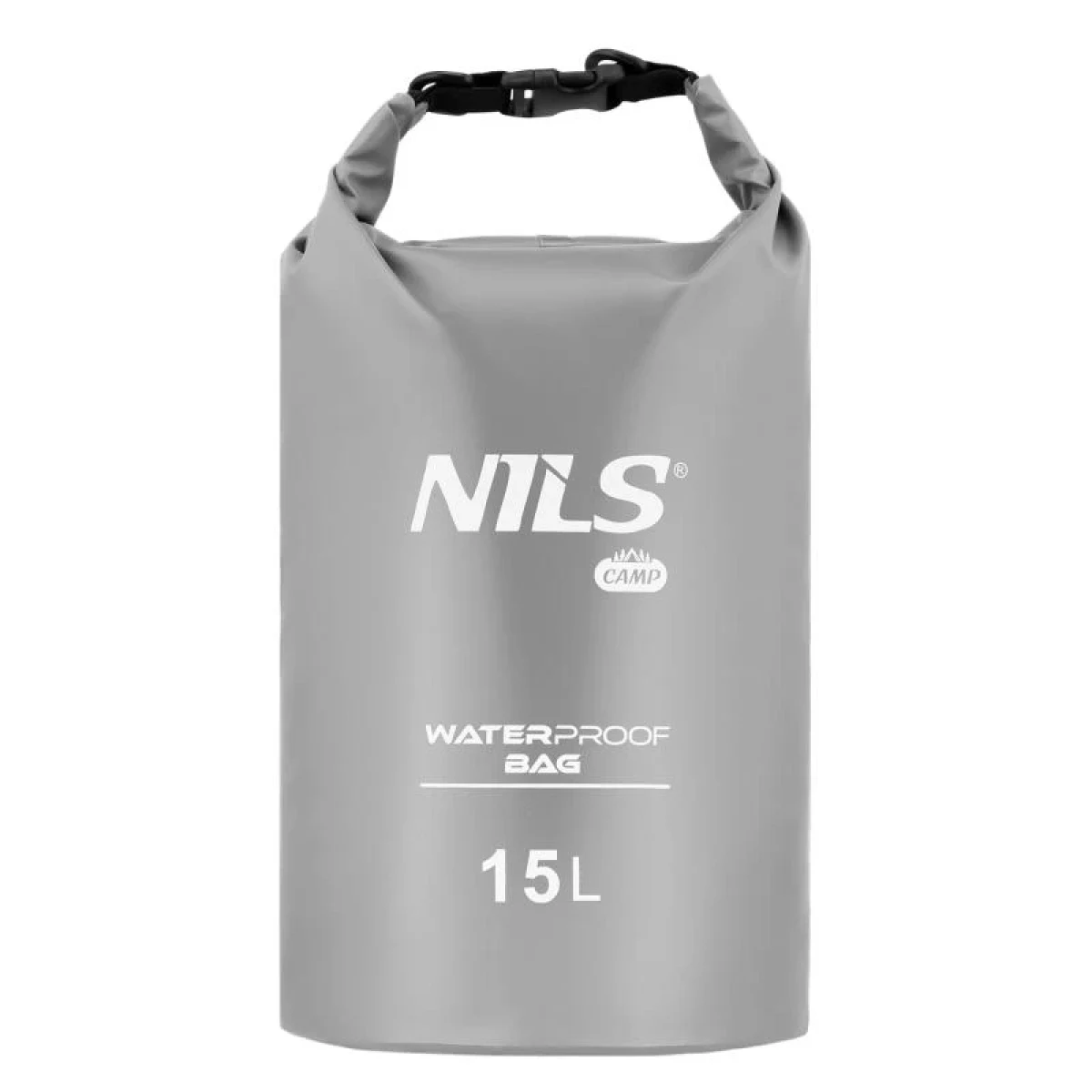 NILS CAMP Nepromokavý vak NC1703 15L šedý · záber 1