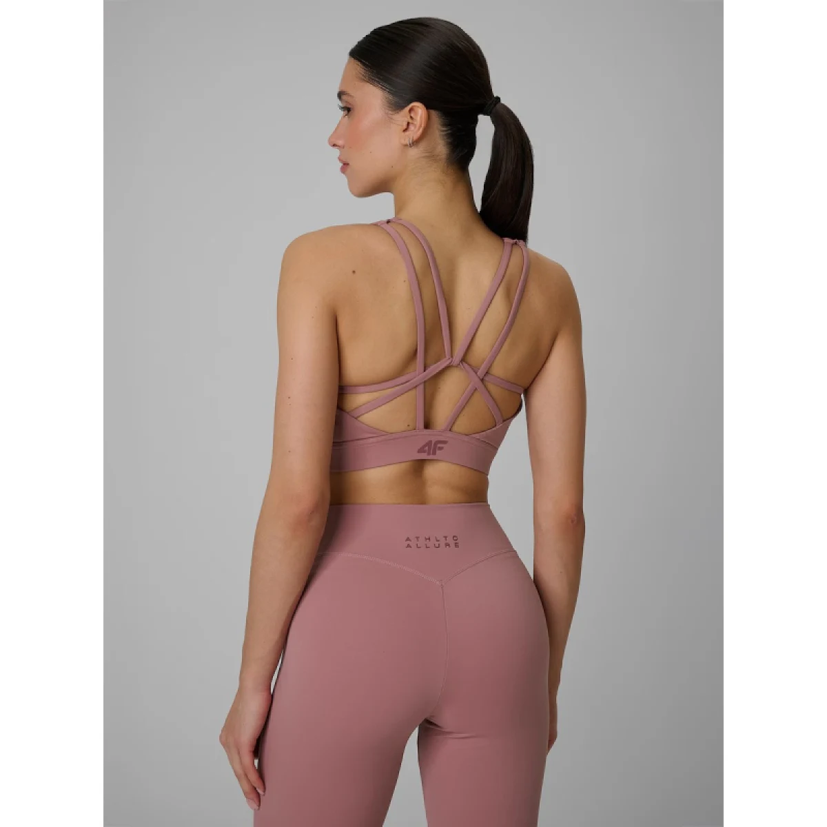 Dámska tréningová športová podprsenka 4F SPORT BRA F208-56S-LIGHT PINK · záber 4