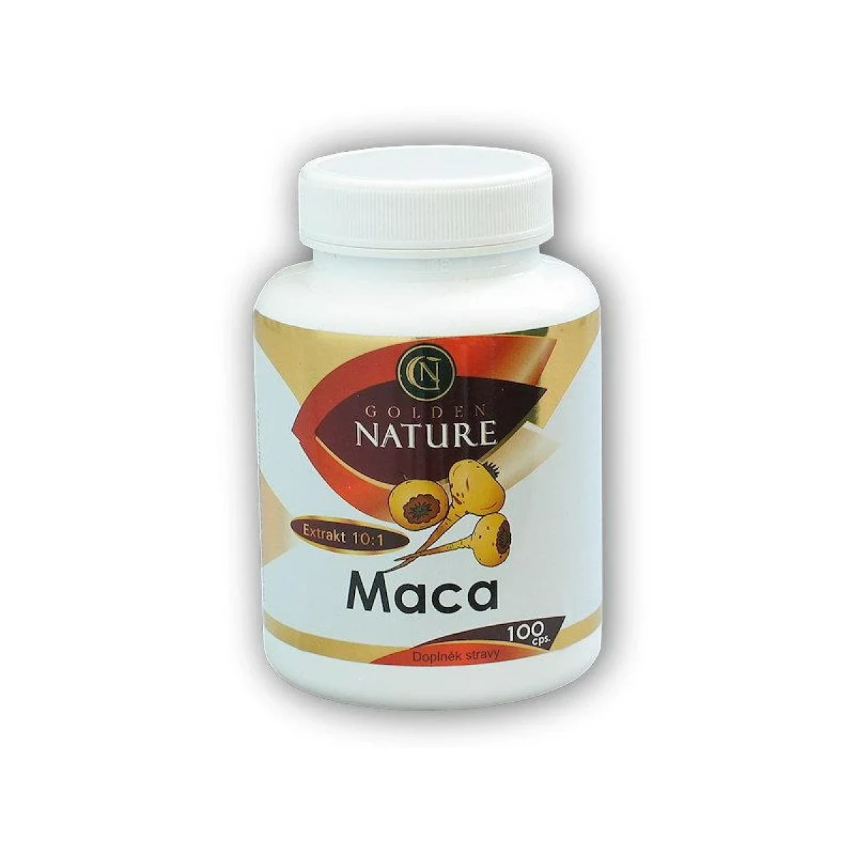 Golden Natur Maca extrakt 10:1 100 kapslí · záber 1