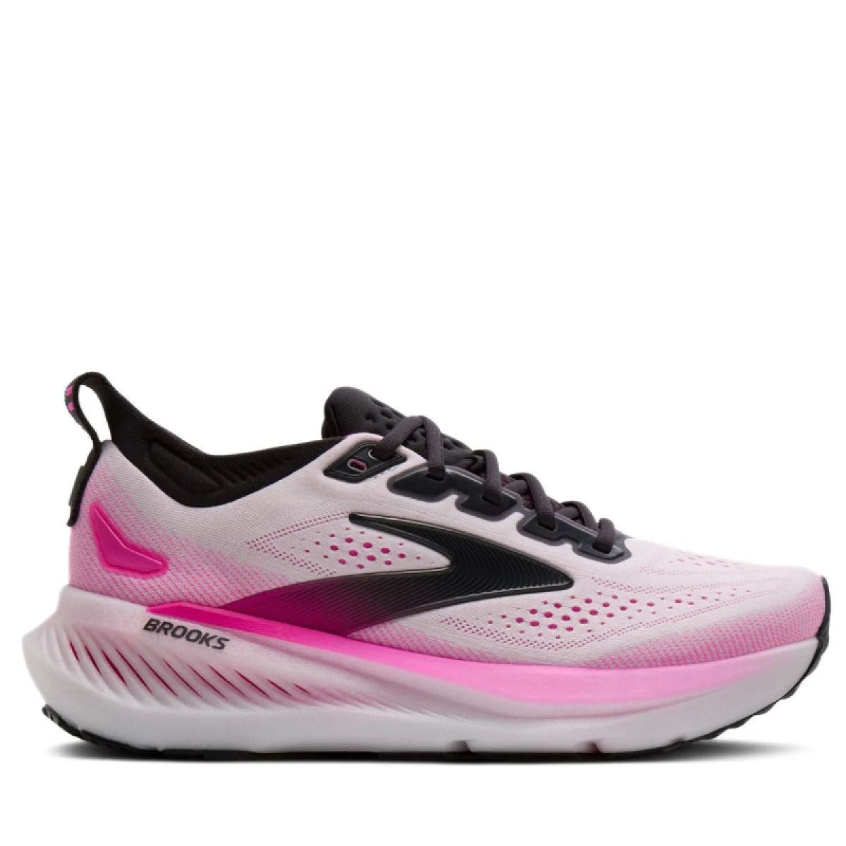 Dámska bežecká obuv BROOKS Glycerin 23 W white phantom cyber pink · záber 2